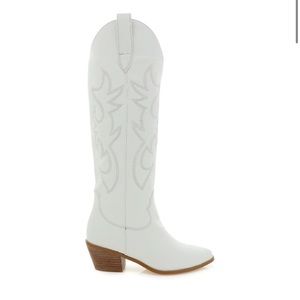 Billini Urson White Cowboy Boots